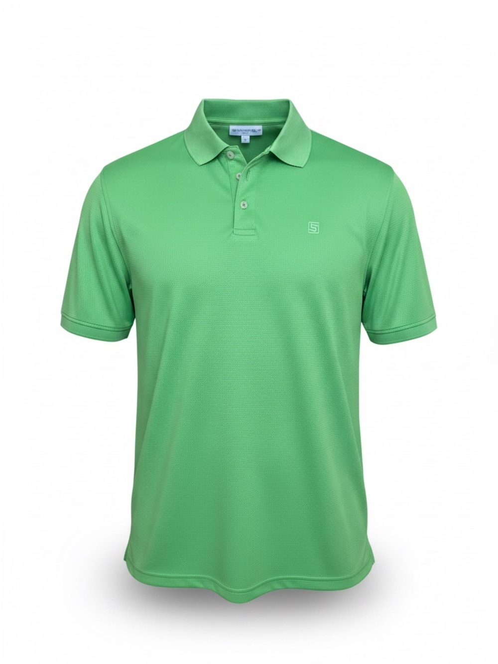 PGA Tour Golf Polo Shirt Men XXL Green Performance Short Sleeve Athletic